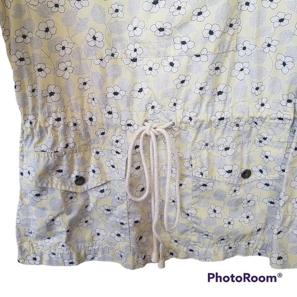 French Connection Lightweight Pullover Floral Spring Jacket - Picture 4 of 16